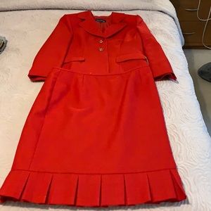 Red Business suit
